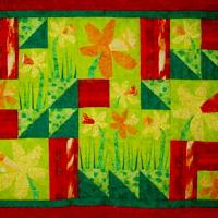 Daffodils wand hanging by Gisela Munzer