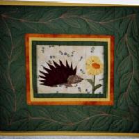 Hedgehog in a forest of leafes (Uli Tschap)